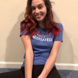 Heavily Meditated Blue Tee